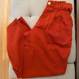 Xxs sample sale paprika trousers from big bud press